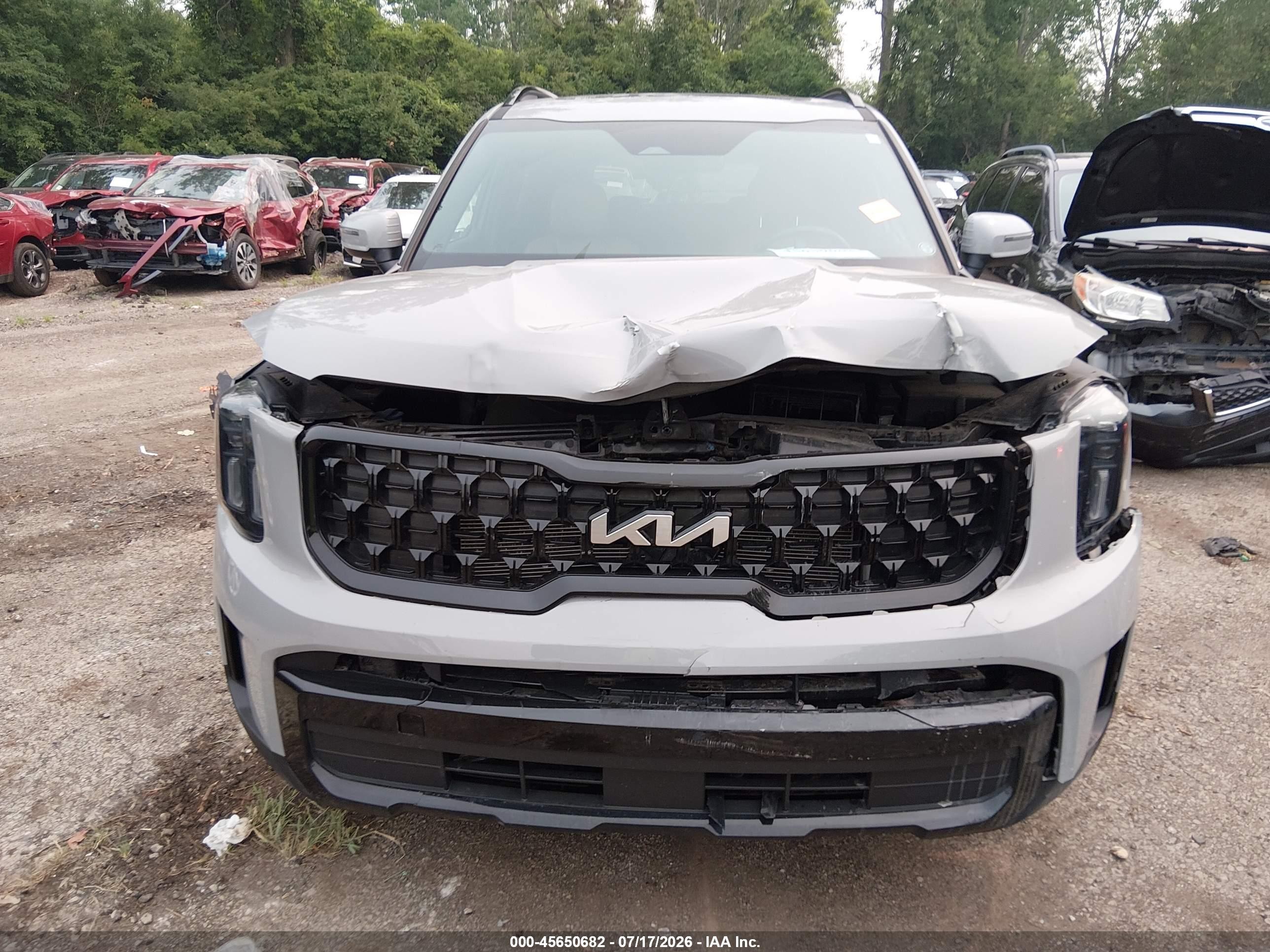 2024 Kia Telluride Ex X-line Gray vin: 5XYP3DGC2RG501234