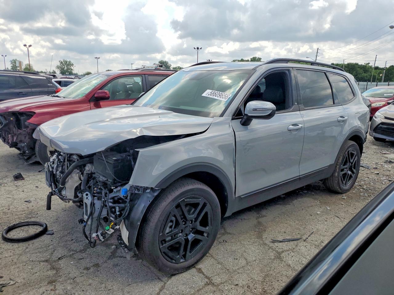 2025 Kia Telluride Ex X-line Gray vin: 5XYP3DGC4SG673139