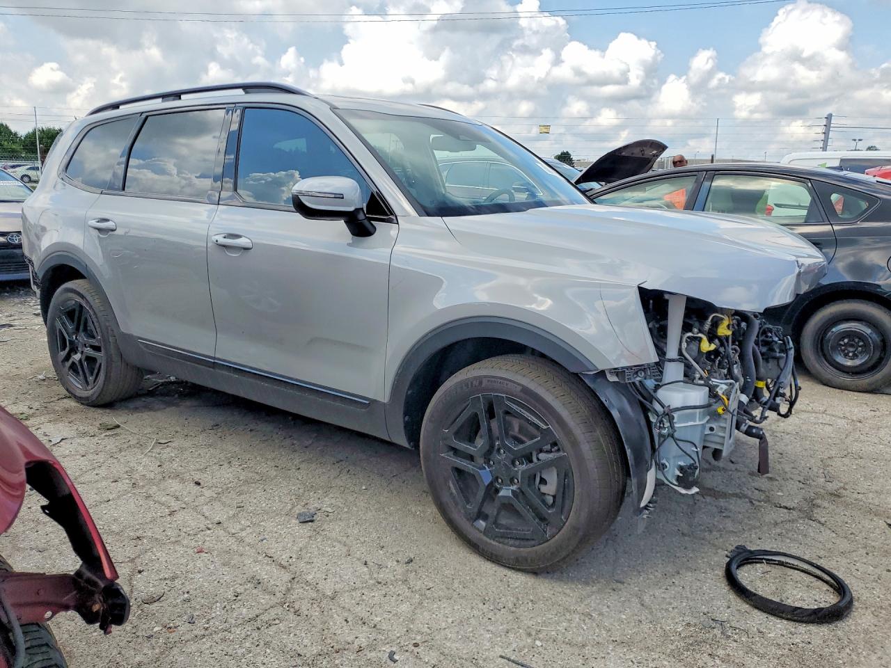 2025 Kia Telluride Ex X-line Gray vin: 5XYP3DGC4SG673139