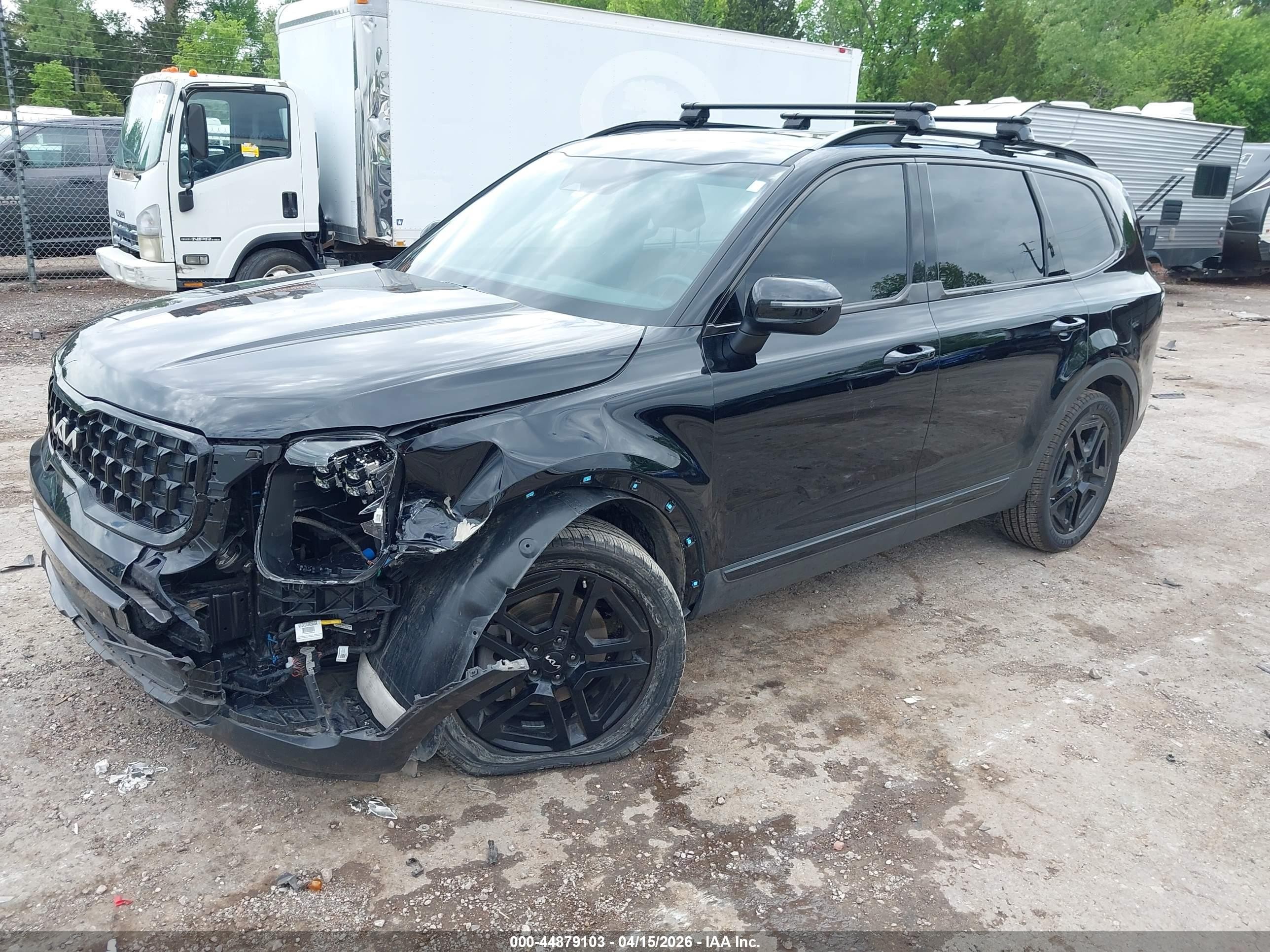 2024 Kia Telluride Ex X-line Черный vin: 5XYP3DGC5RG516438