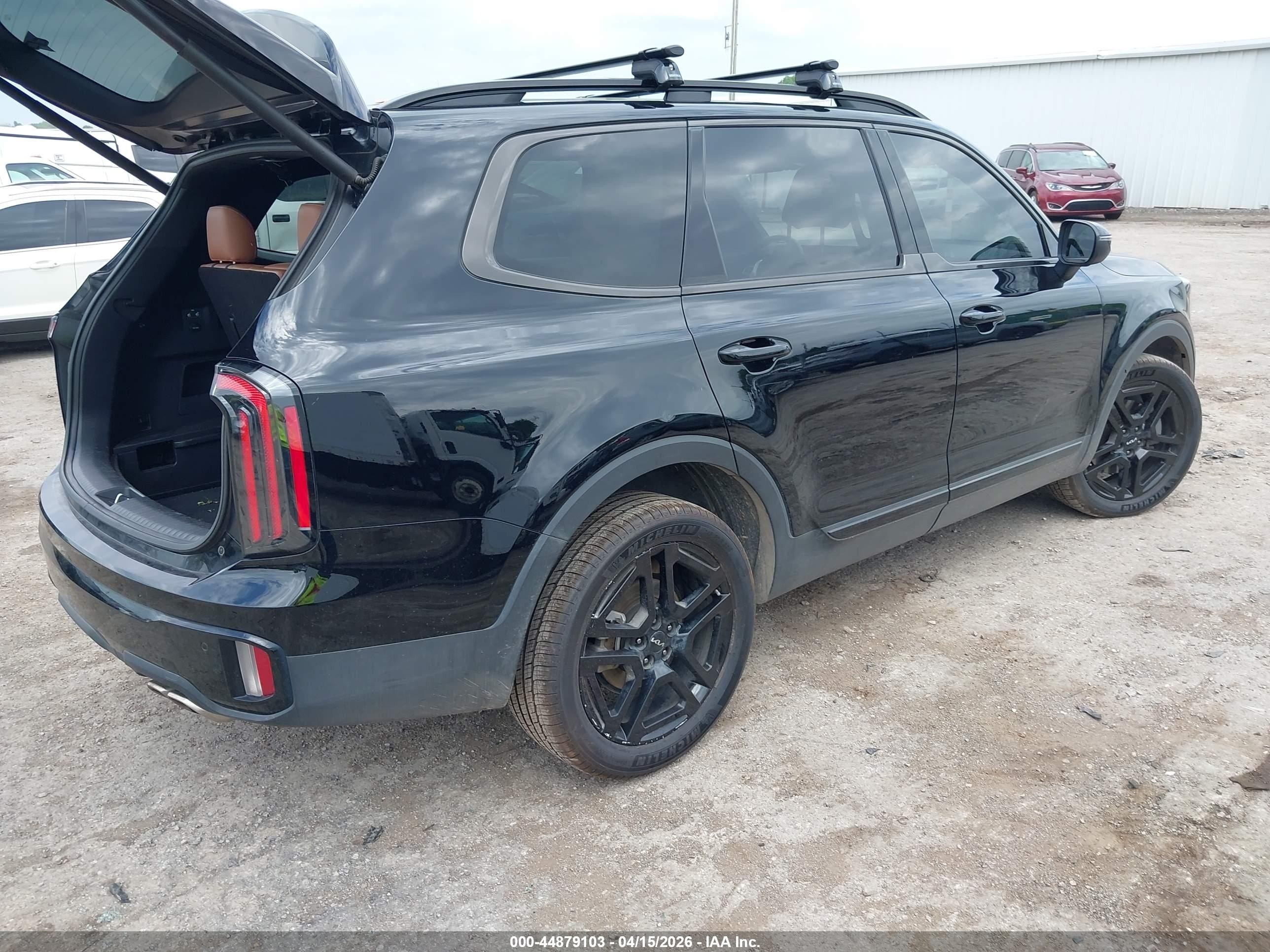 2024 Kia Telluride Ex X-line Черный vin: 5XYP3DGC5RG516438