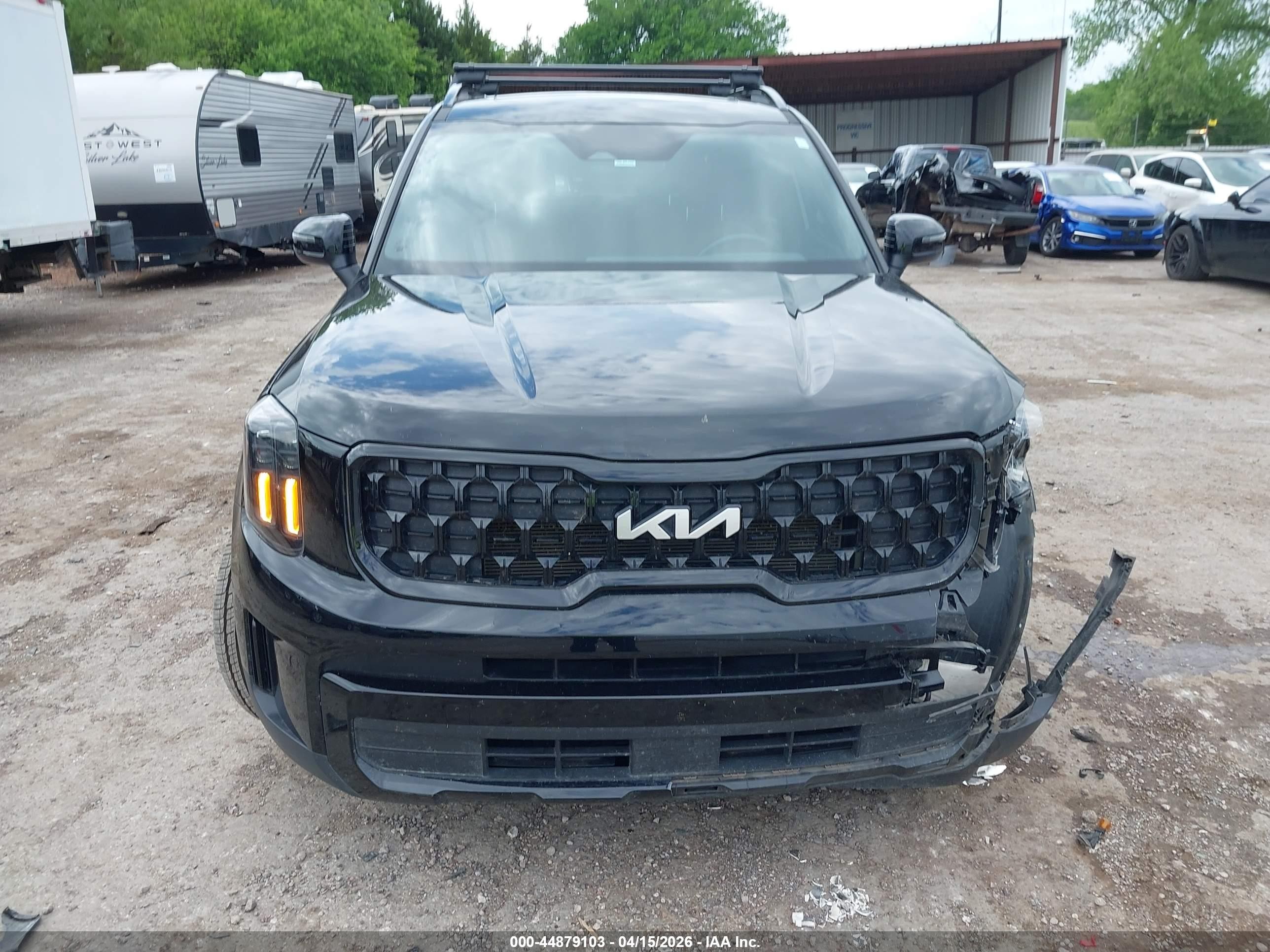 2024 Kia Telluride Ex X-line Черный vin: 5XYP3DGC5RG516438