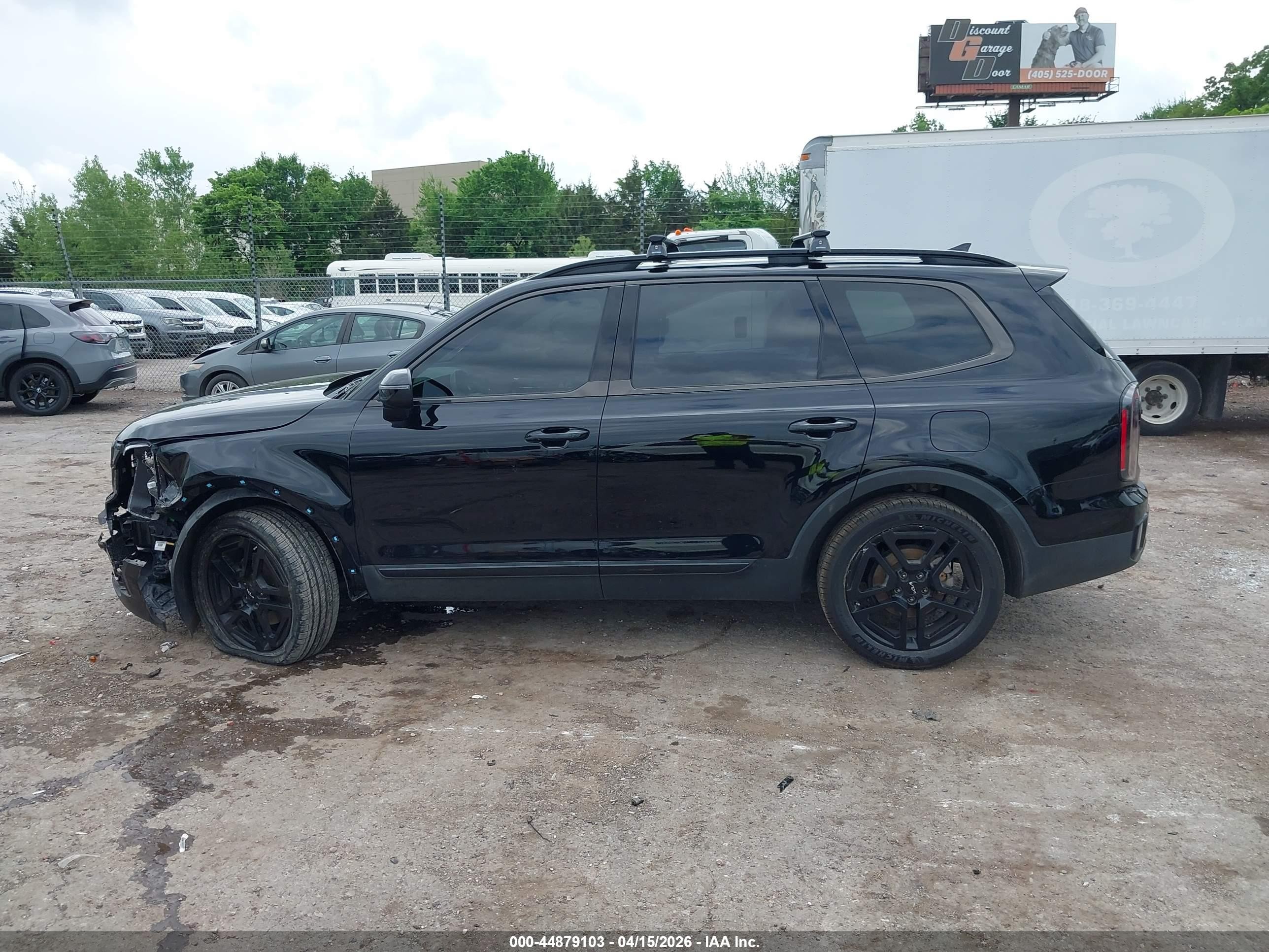 2024 Kia Telluride Ex X-line Черный vin: 5XYP3DGC5RG516438