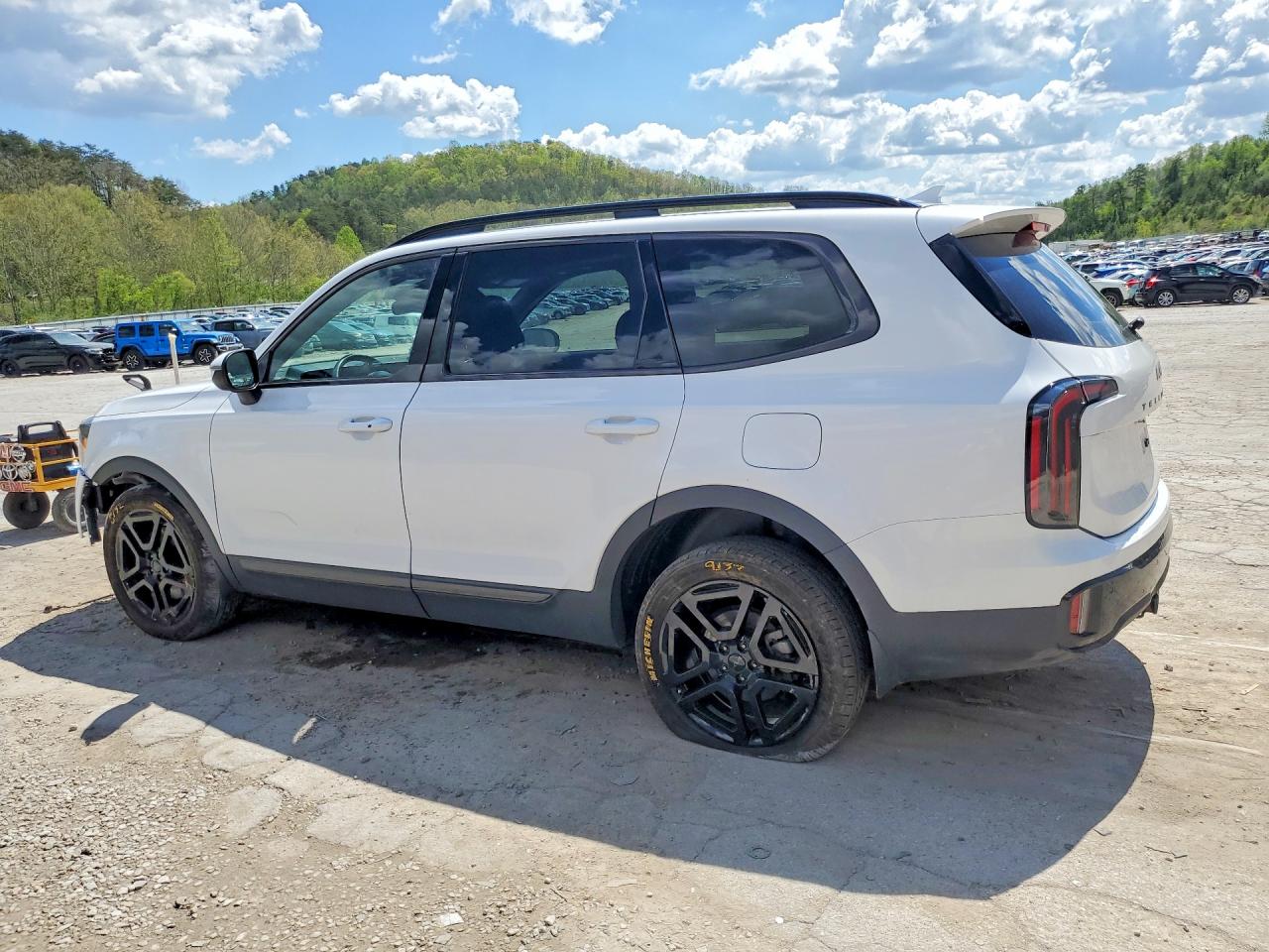 2025 Kia Telluride Ex X-line Белый vin: 5XYP3DGC7SG705372