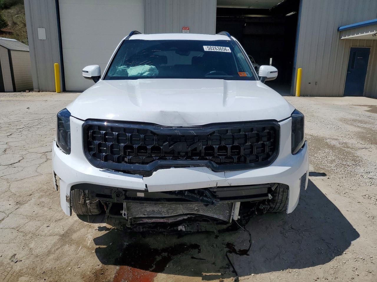 2025 Kia Telluride Ex X-line Белый vin: 5XYP3DGC7SG705372