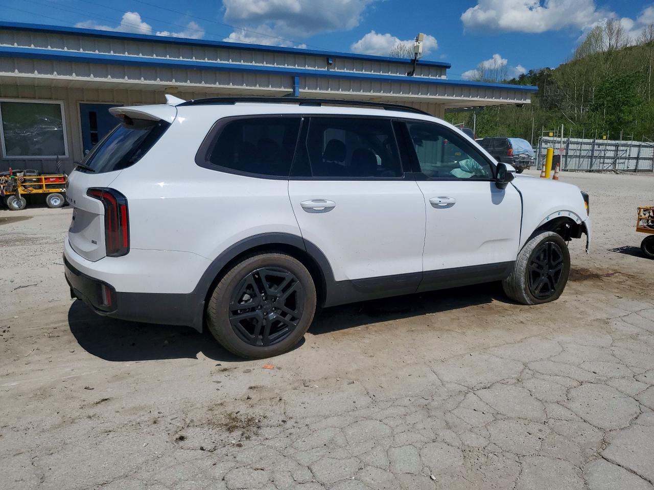 2025 Kia Telluride Ex X-line Белый vin: 5XYP3DGC7SG705372