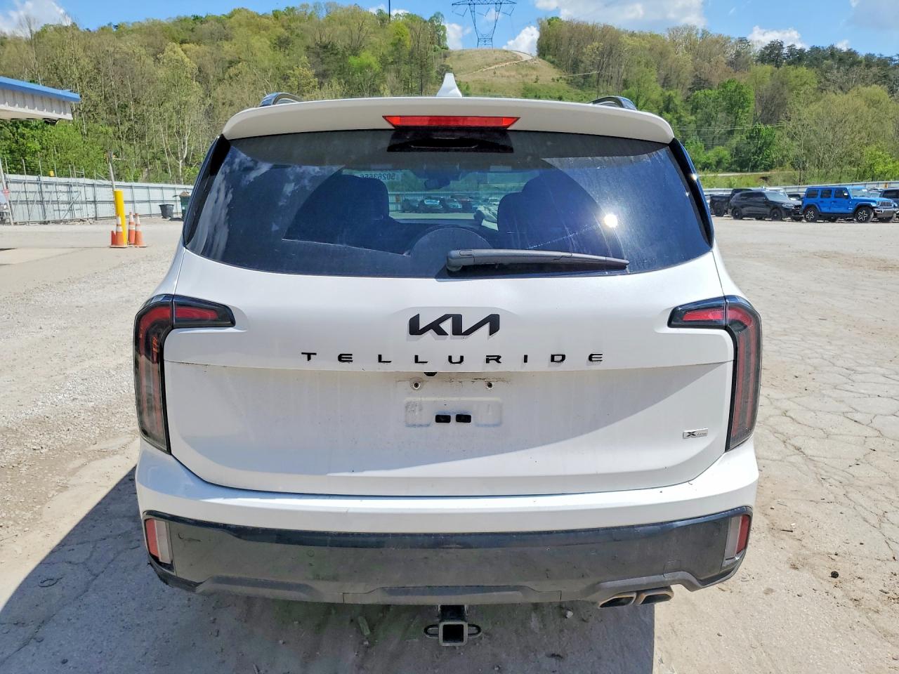 2025 Kia Telluride Ex X-line Белый vin: 5XYP3DGC7SG705372