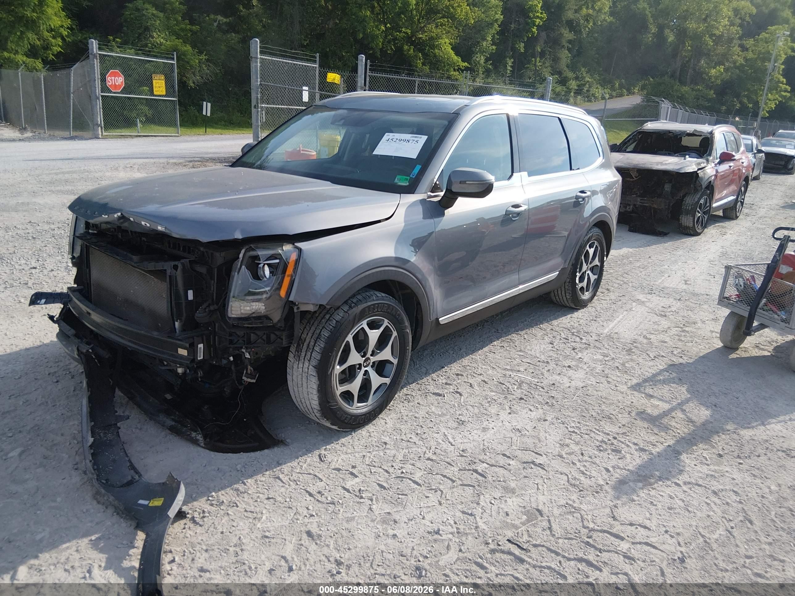 2020 Kia Telluride Ex Blue vin: 5XYP3DHC2LG043541
