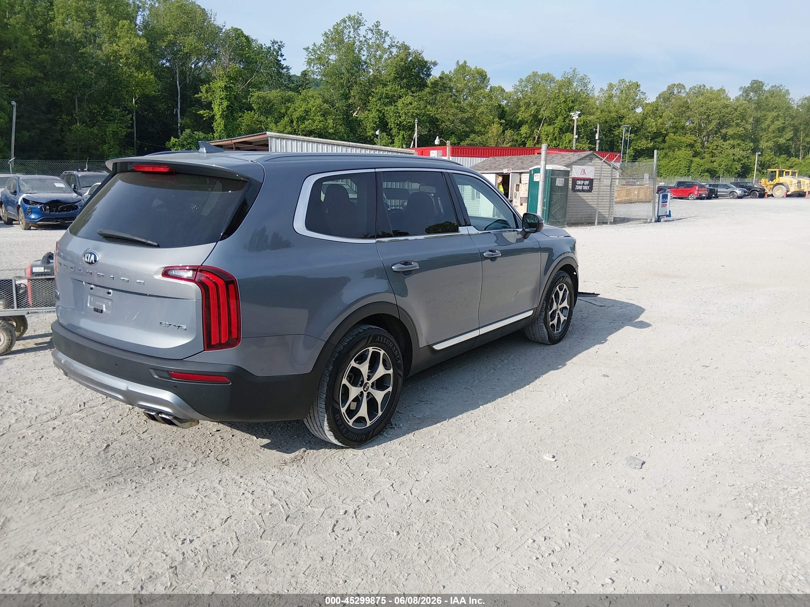 2020 Kia Telluride Ex Blue vin: 5XYP3DHC2LG043541