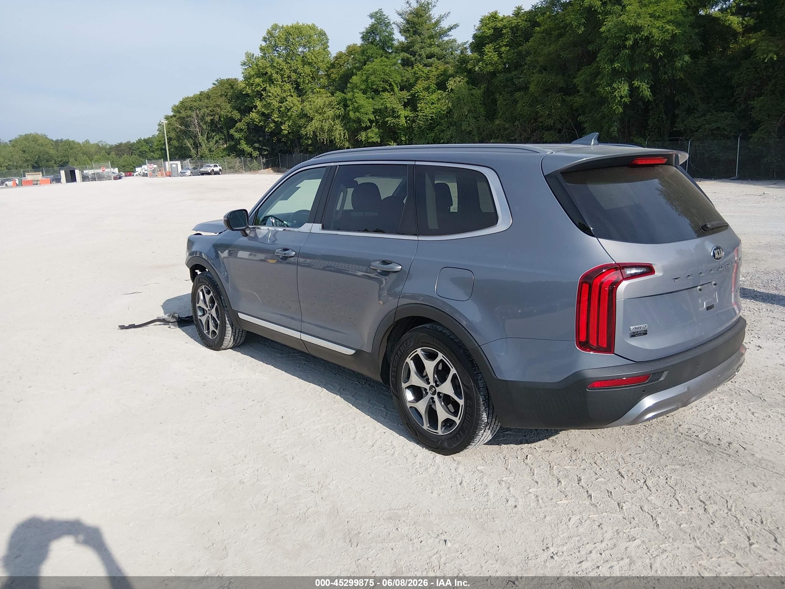 2020 Kia Telluride Ex Blue vin: 5XYP3DHC2LG043541