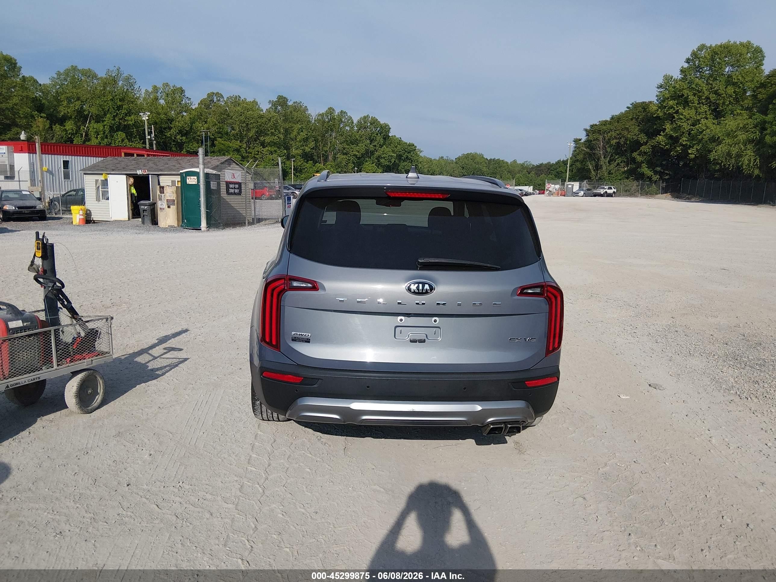 2020 Kia Telluride Ex Blue vin: 5XYP3DHC2LG043541