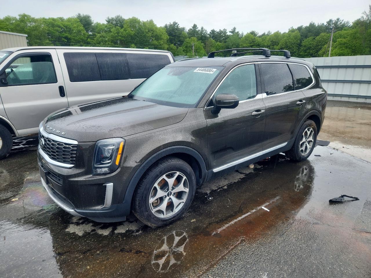 2021 Kia Telluride Ex Green vin: 5XYP3DHC7MG103007