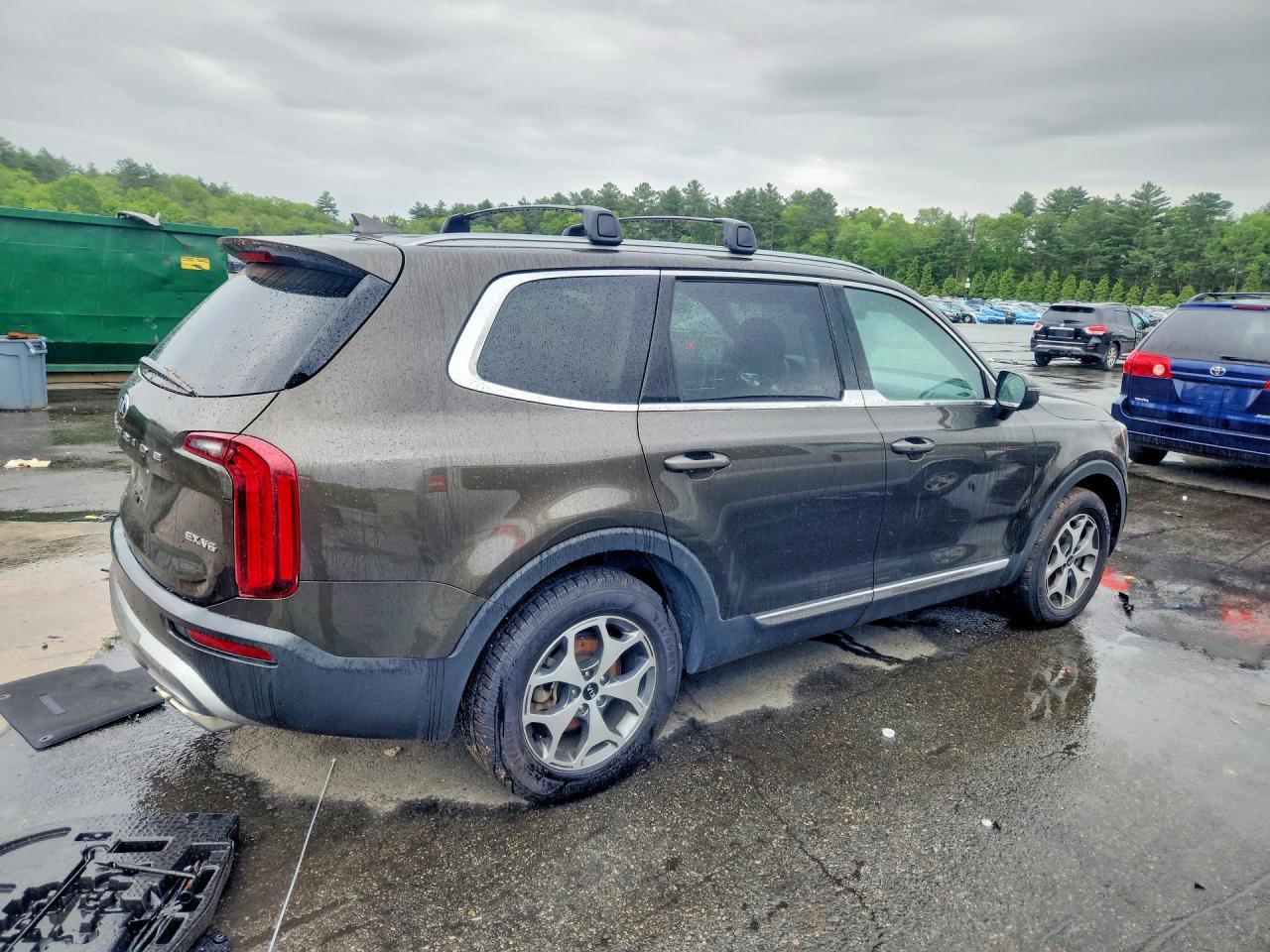 2021 Kia Telluride Ex Green vin: 5XYP3DHC7MG103007