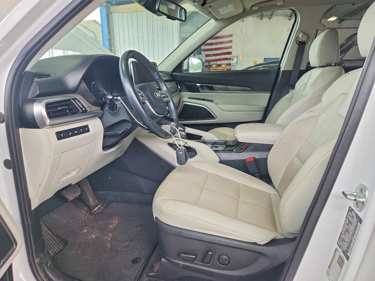 2021 Kia Telluride Ex White vin: 5XYP3DHC7MG162607