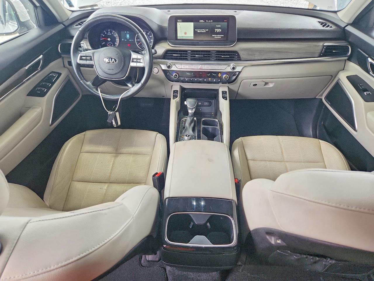 2021 Kia Telluride Ex White vin: 5XYP3DHC7MG162607