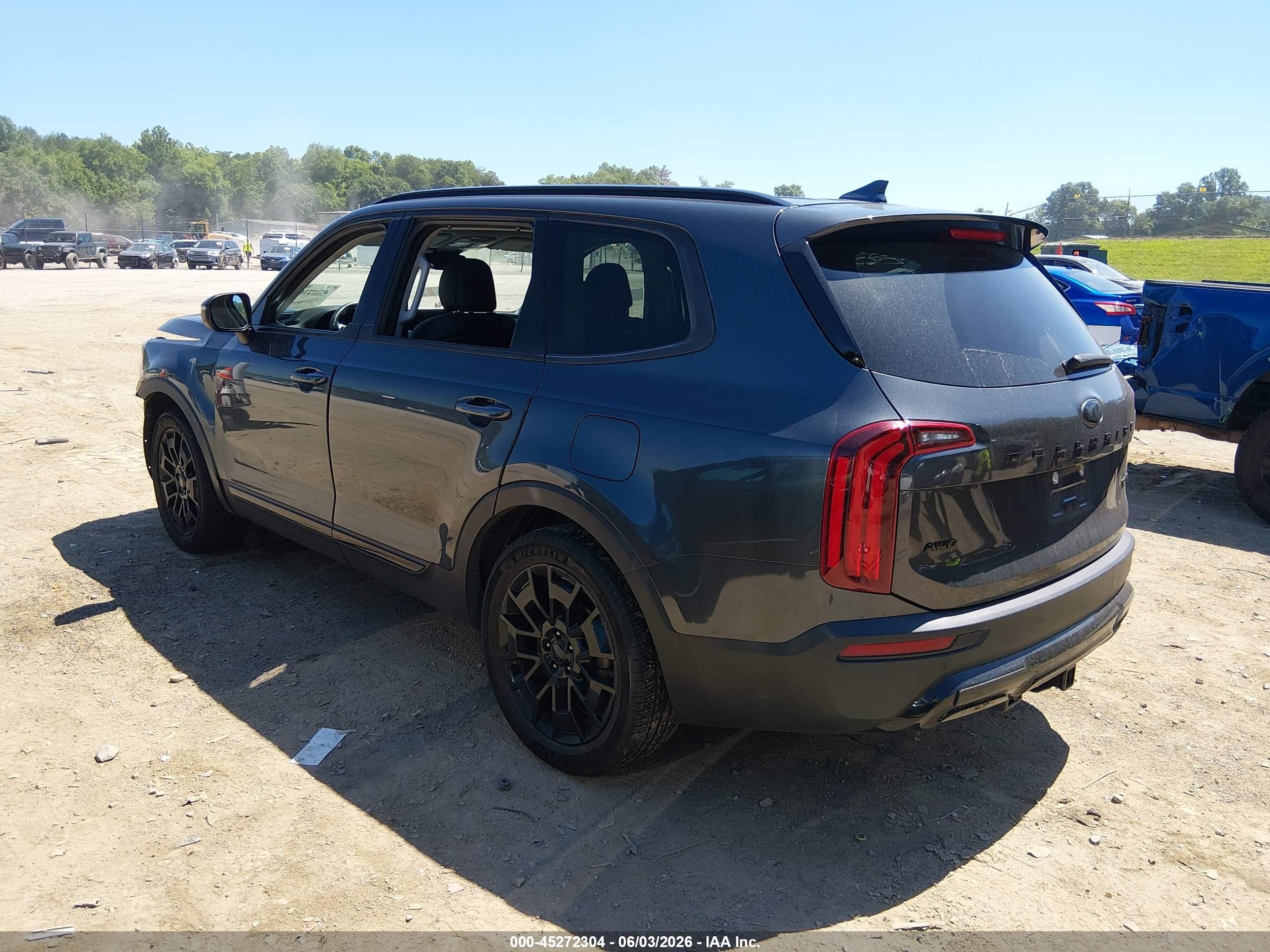 2021 Kia Telluride Ex Серебряный vin: 5XYP3DHC9MG123324