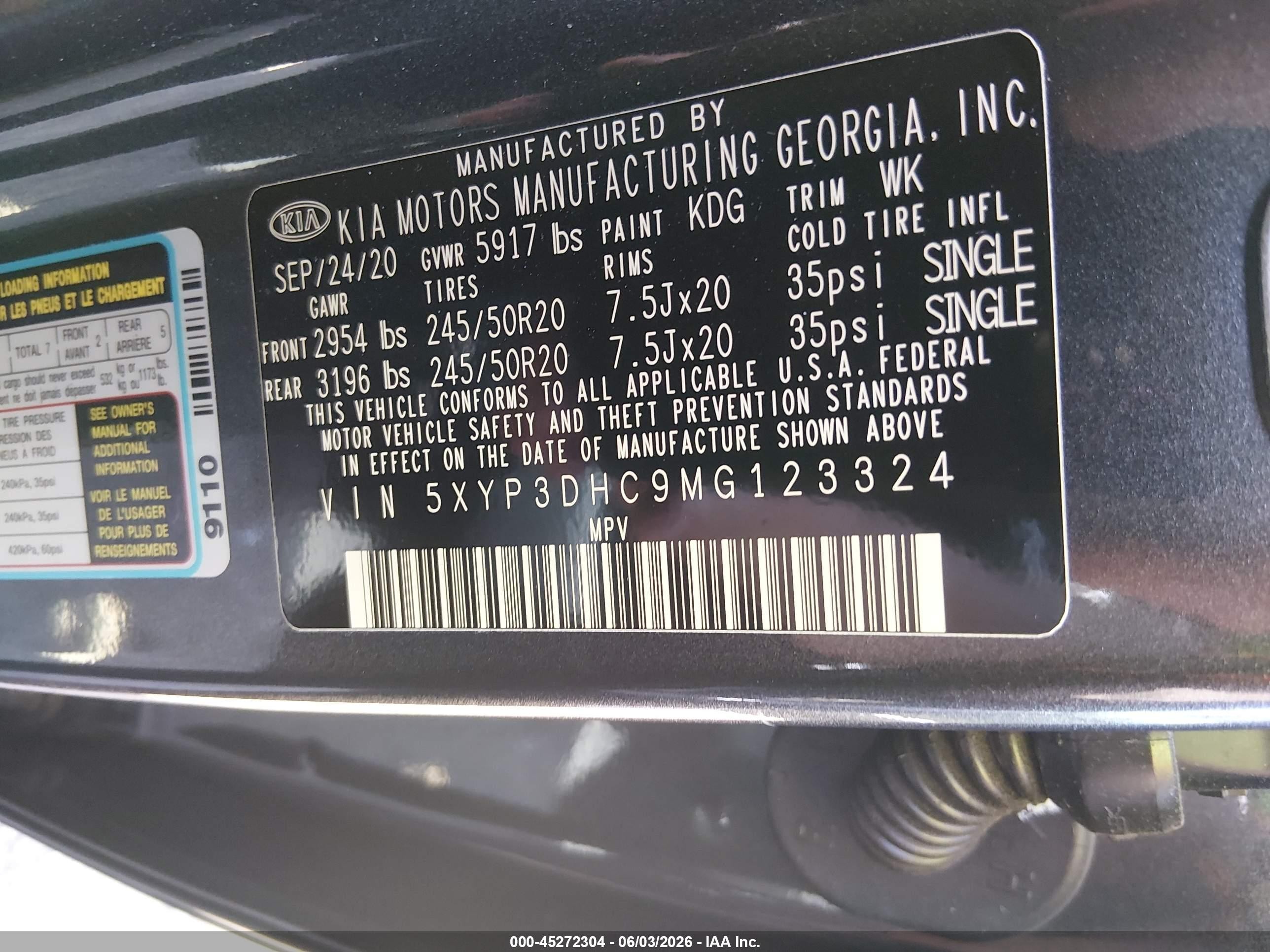 2021 Kia Telluride Ex Серебряный vin: 5XYP3DHC9MG123324