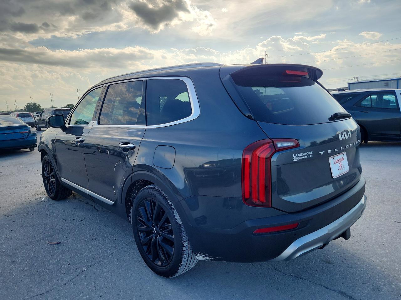 2022 Kia Telluride Sx Gray vin: 5XYP54HC0NG220424