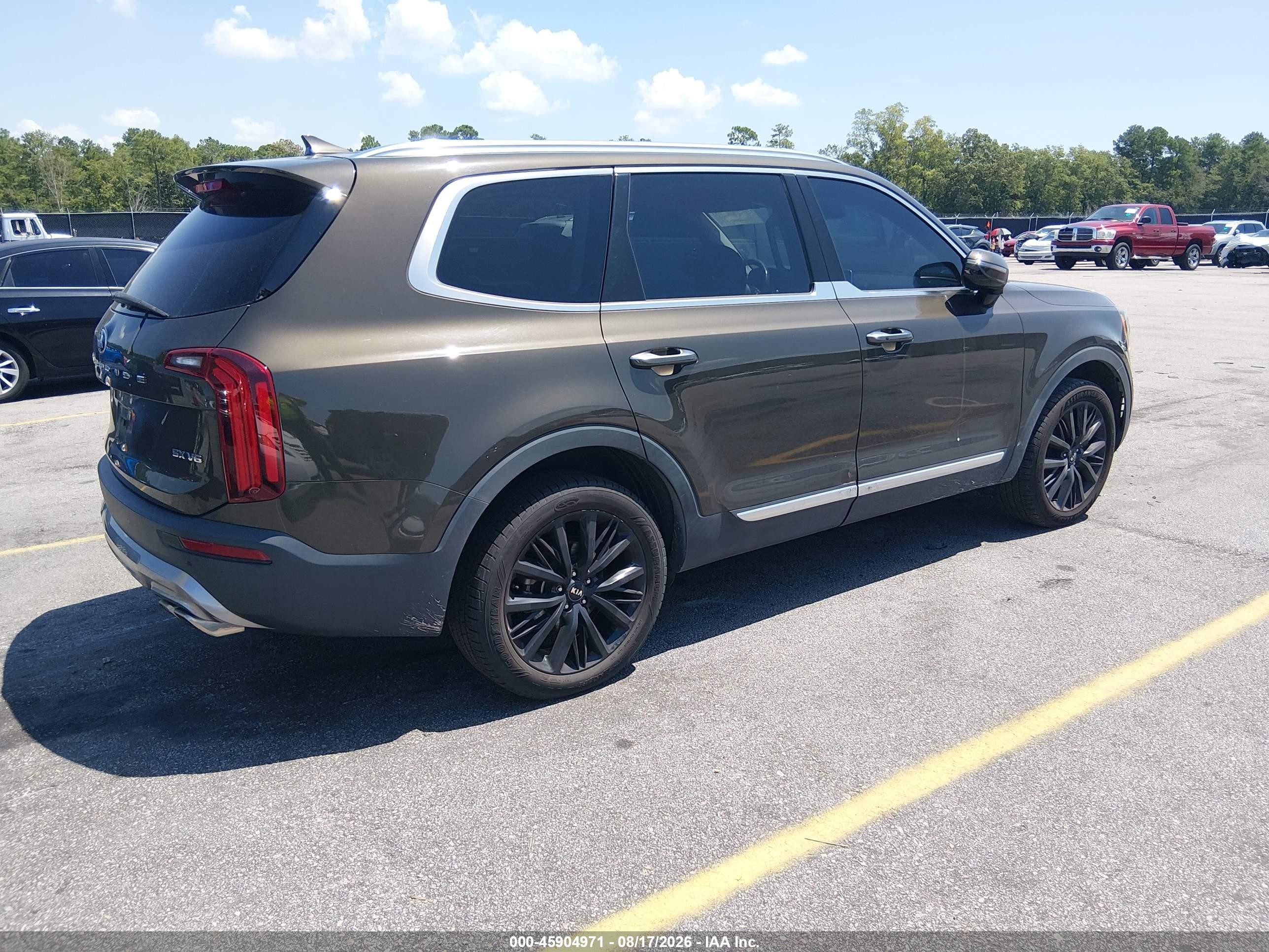 2020 Kia Telluride Sx Brown vin: 5XYP54HC3LG031568