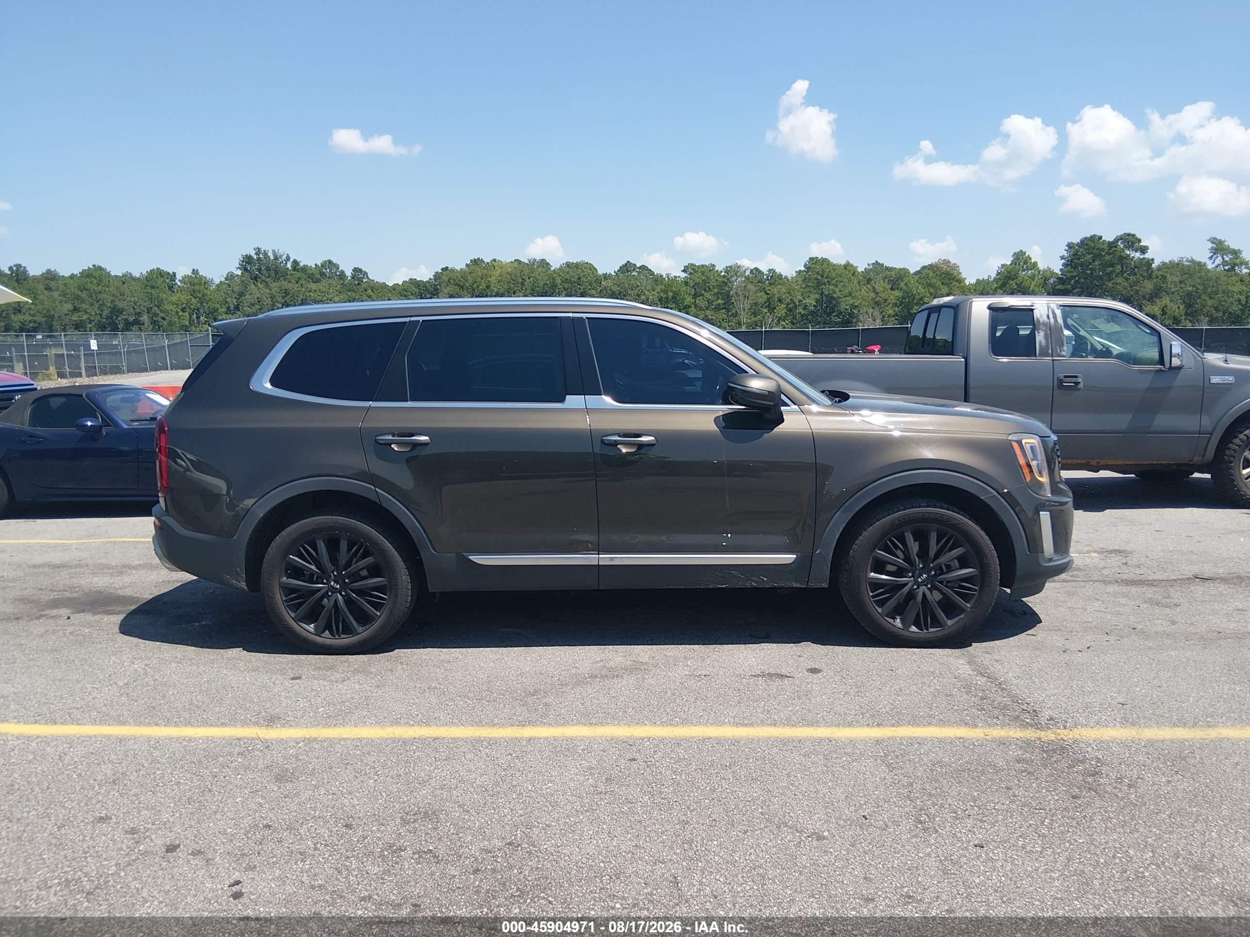 2020 Kia Telluride Sx Brown vin: 5XYP54HC3LG031568
