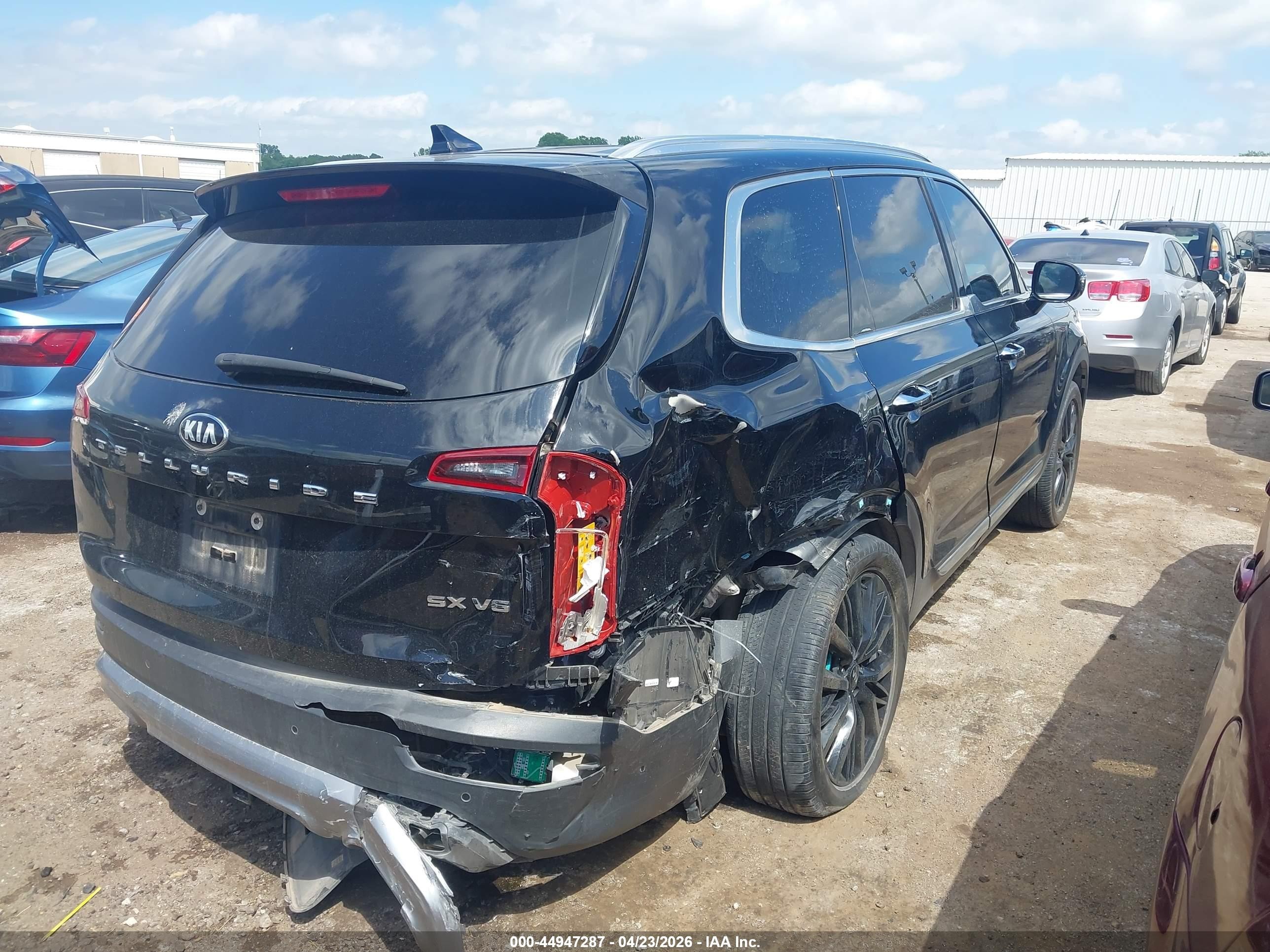 2020 Kia Telluride Sx Black vin: 5XYP54HC3LG033143