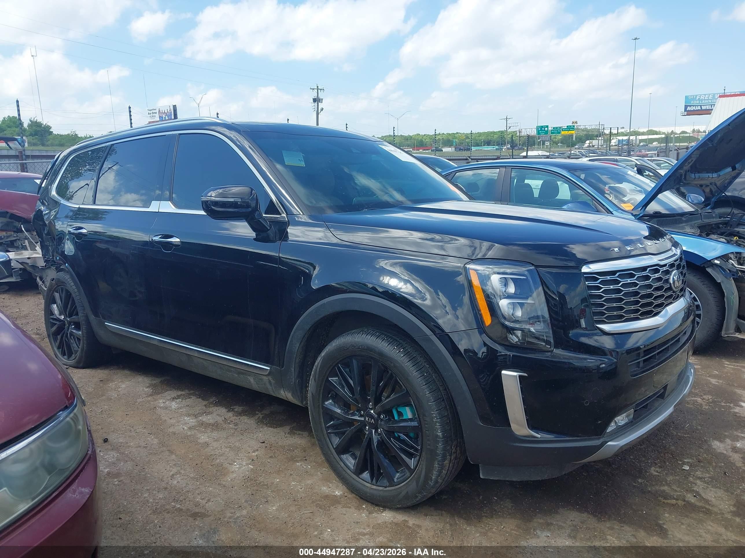 2020 Kia Telluride Sx Black vin: 5XYP54HC3LG033143