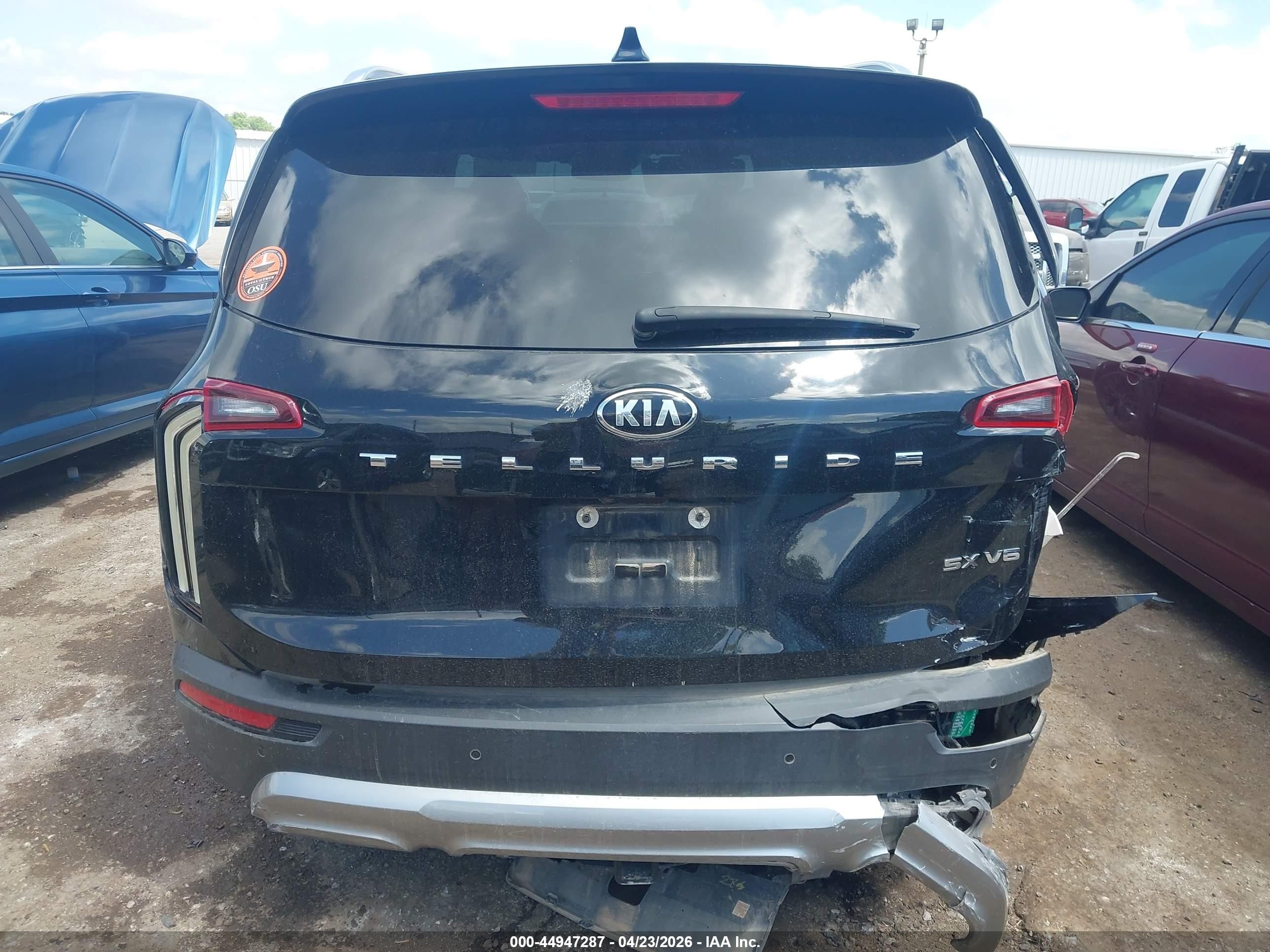 2020 Kia Telluride Sx Black vin: 5XYP54HC3LG033143