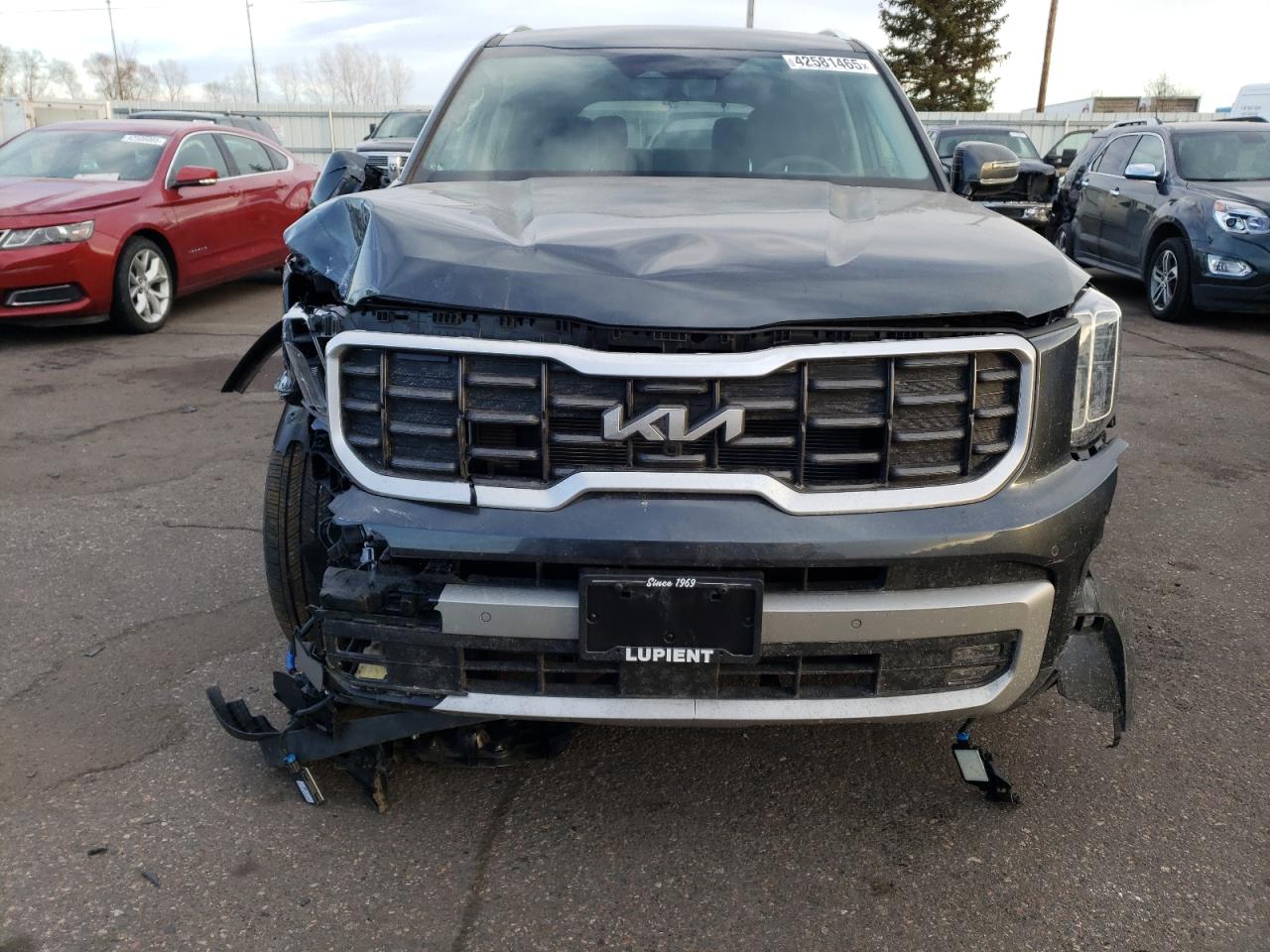 2024 Kia Telluride Sx Gray vin: 5XYP5DGC5RG411781
