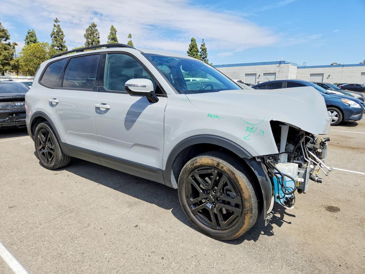 2024 Kia Telluride Sx X-line Серый vin: 5XYP5DGC5RG504087