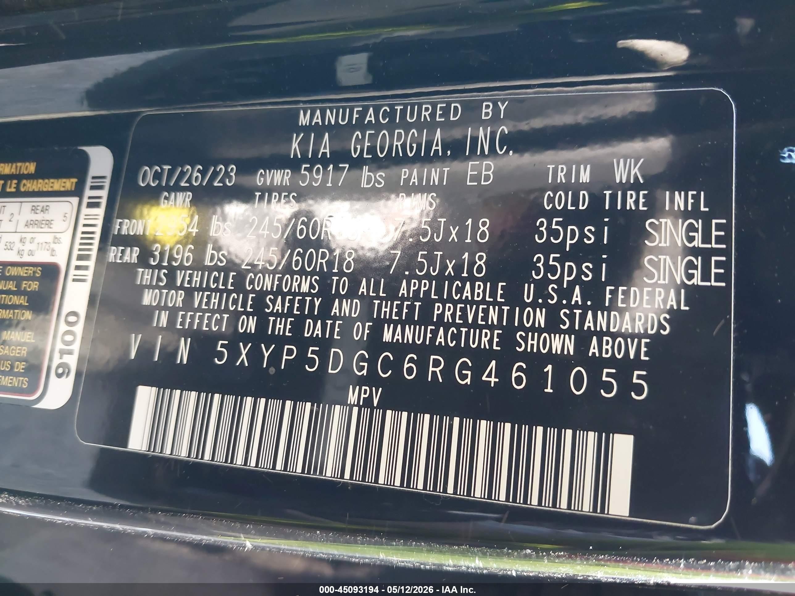 2024 Kia Telluride Sx Prestige X-pro Black vin: 5XYP5DGC6RG461055