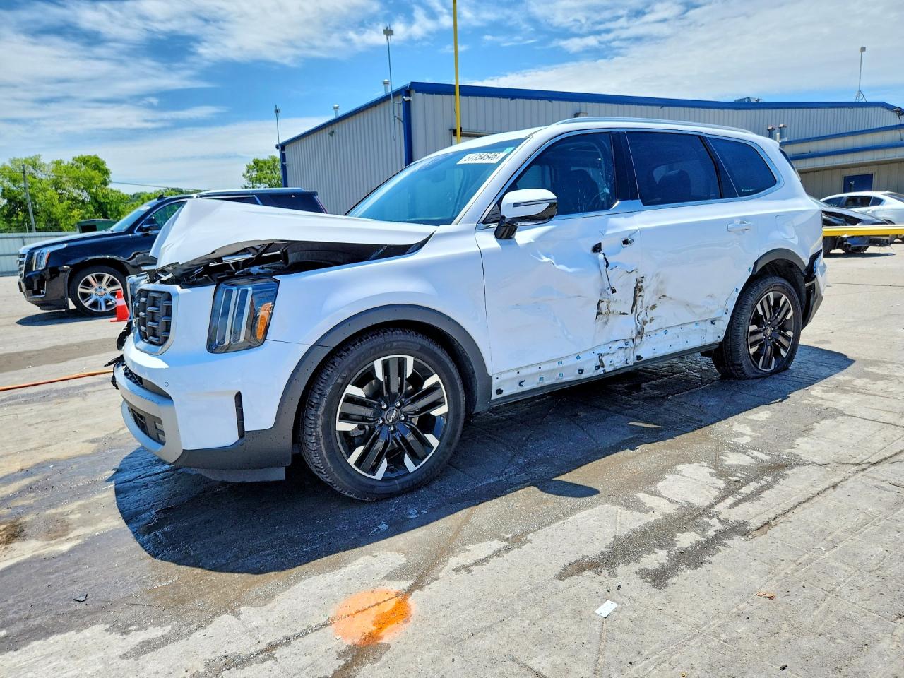 2024 Kia Telluride Sx-prestige White vin: 5XYP5DGC6RG497652