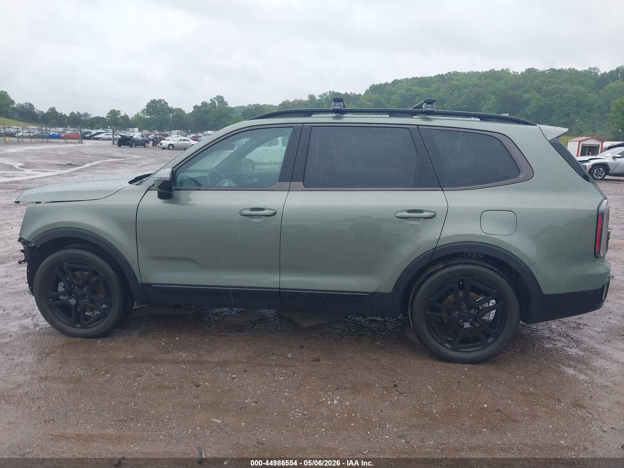 2025 Kia Telluride Sx X-line Зеленый vin: 5XYP5DGC7SG648892