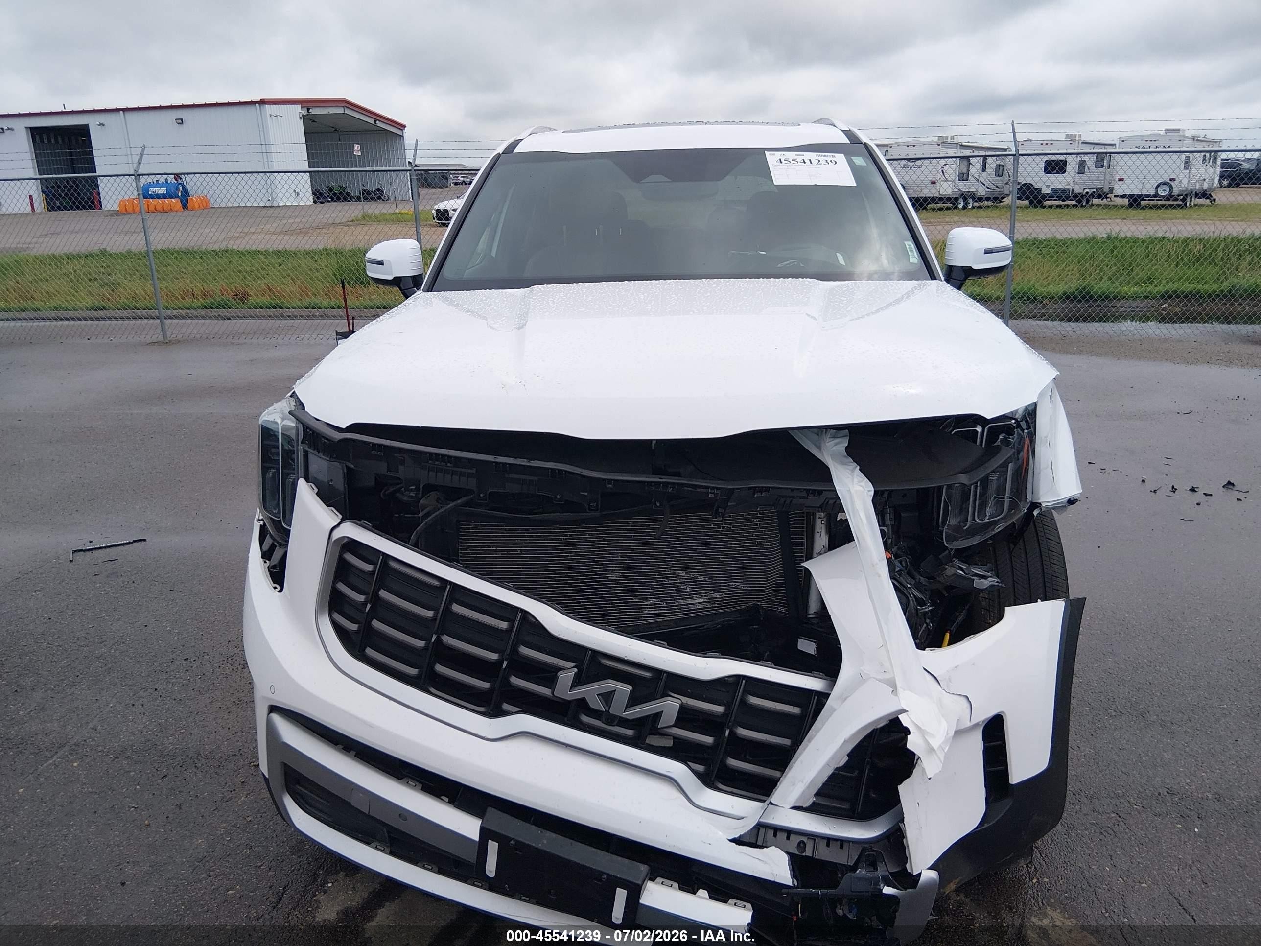 2024 Kia Telluride Sx Белый vin: 5XYP5DGC8RG443950