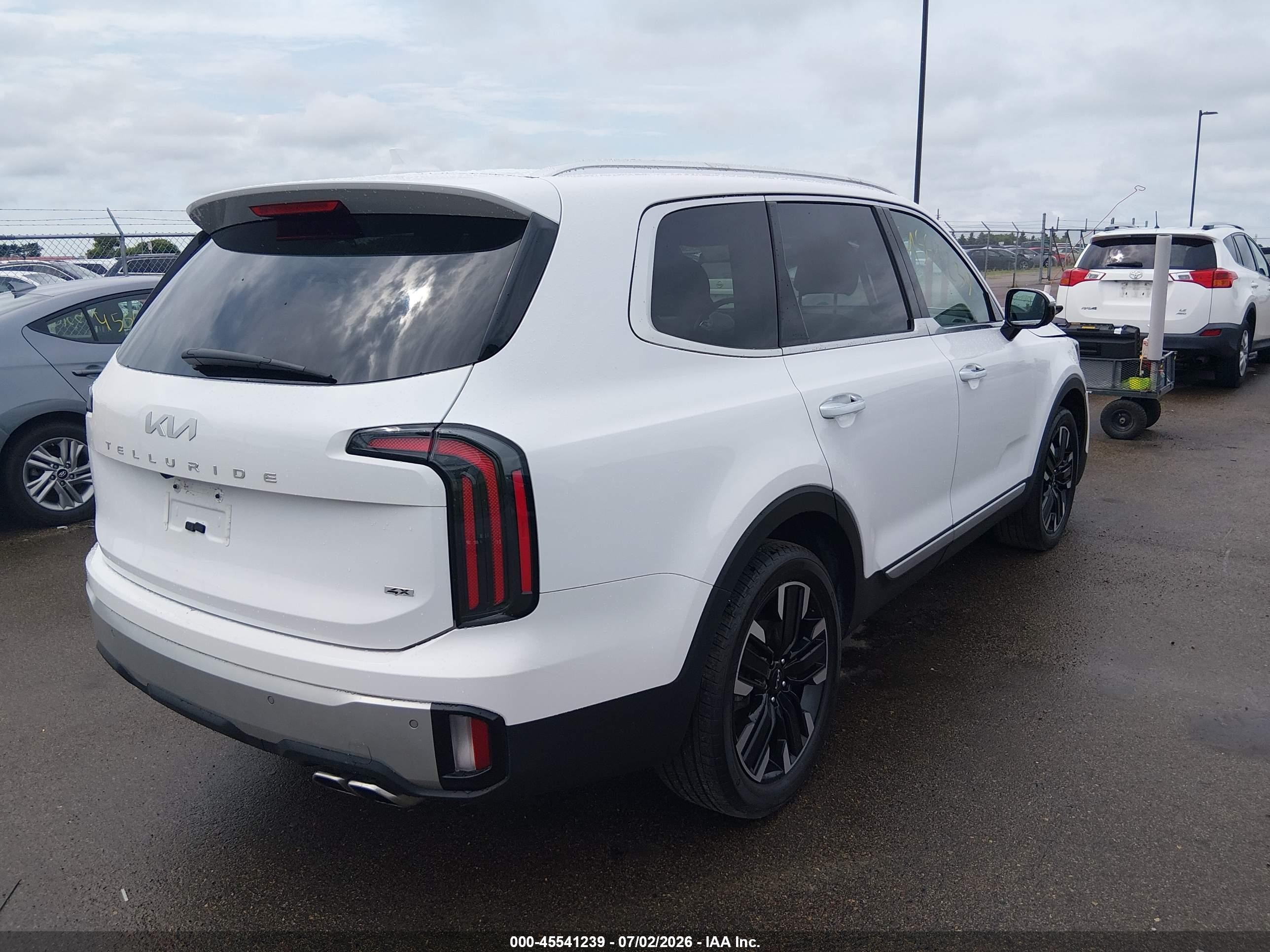 2024 Kia Telluride Sx Белый vin: 5XYP5DGC8RG443950