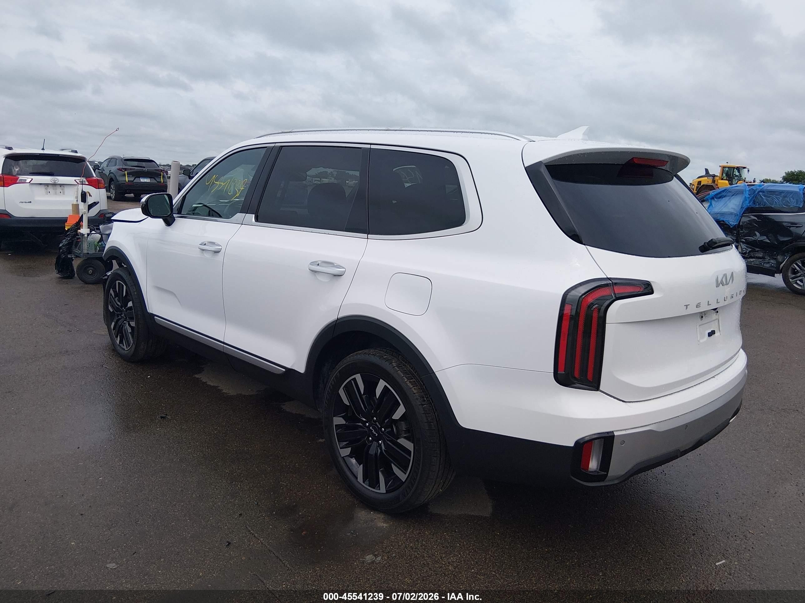 2024 Kia Telluride Sx Белый vin: 5XYP5DGC8RG443950