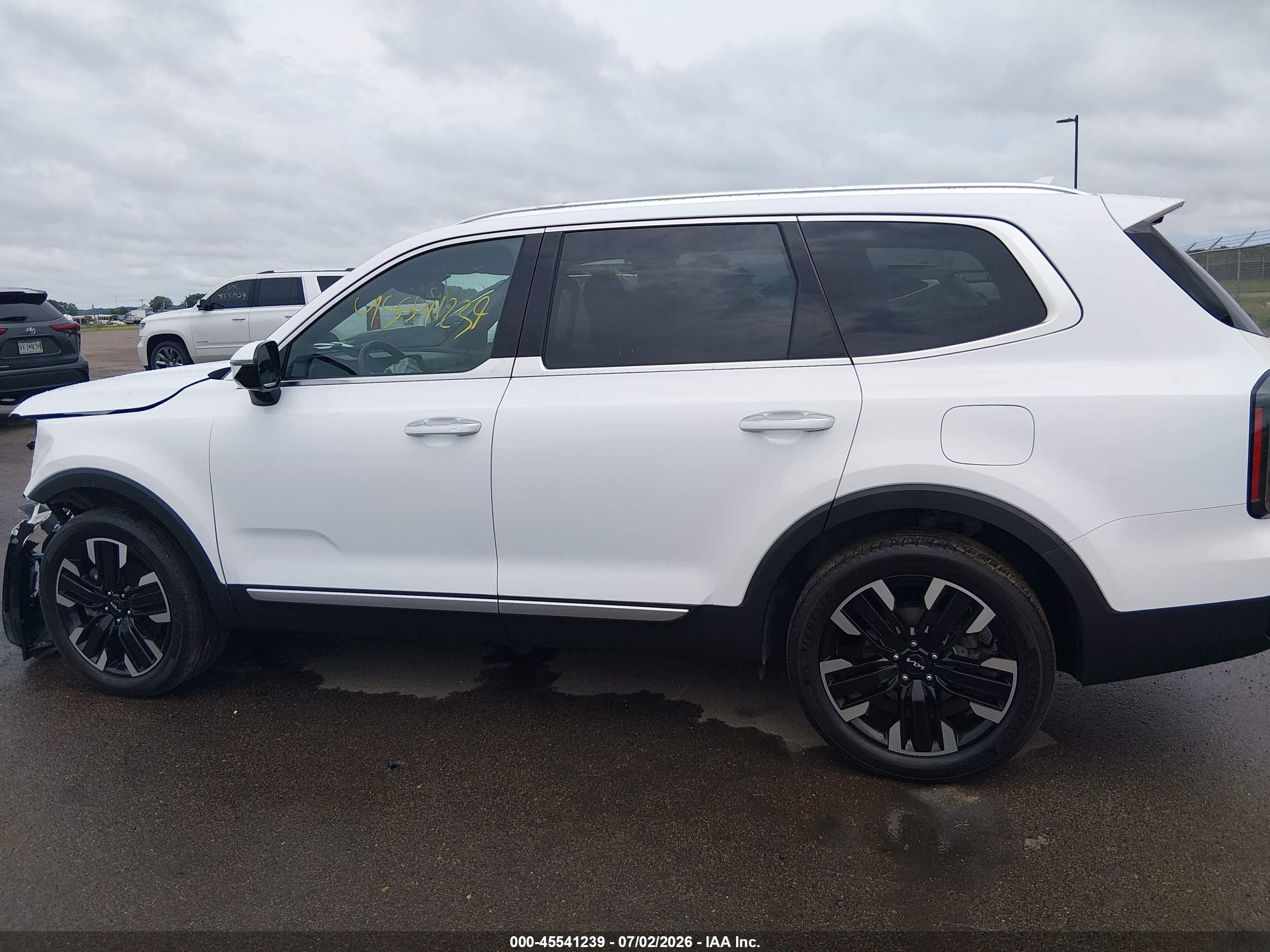 2024 Kia Telluride Sx Белый vin: 5XYP5DGC8RG443950