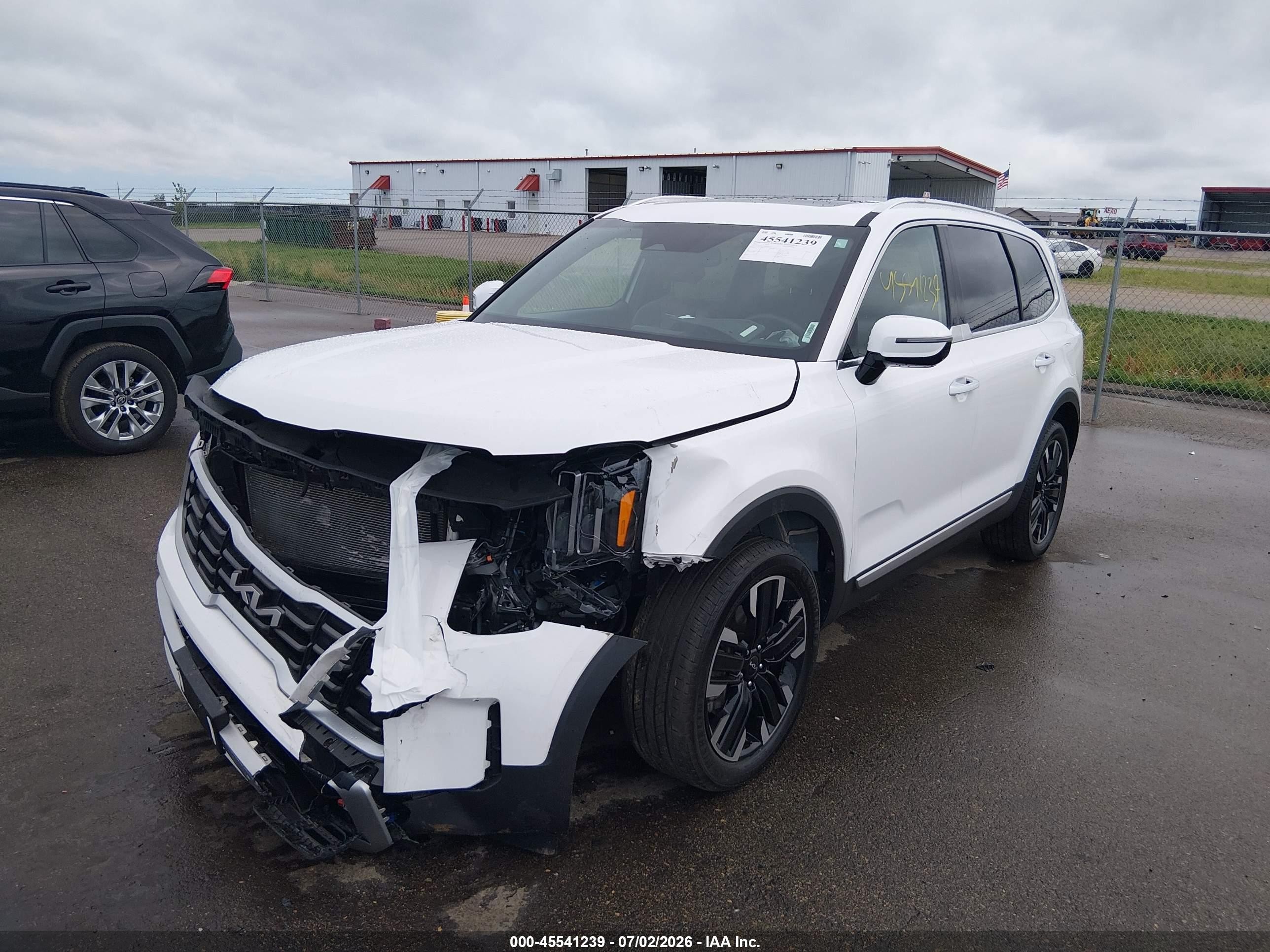 2024 Kia Telluride Sx Белый vin: 5XYP5DGC8RG443950