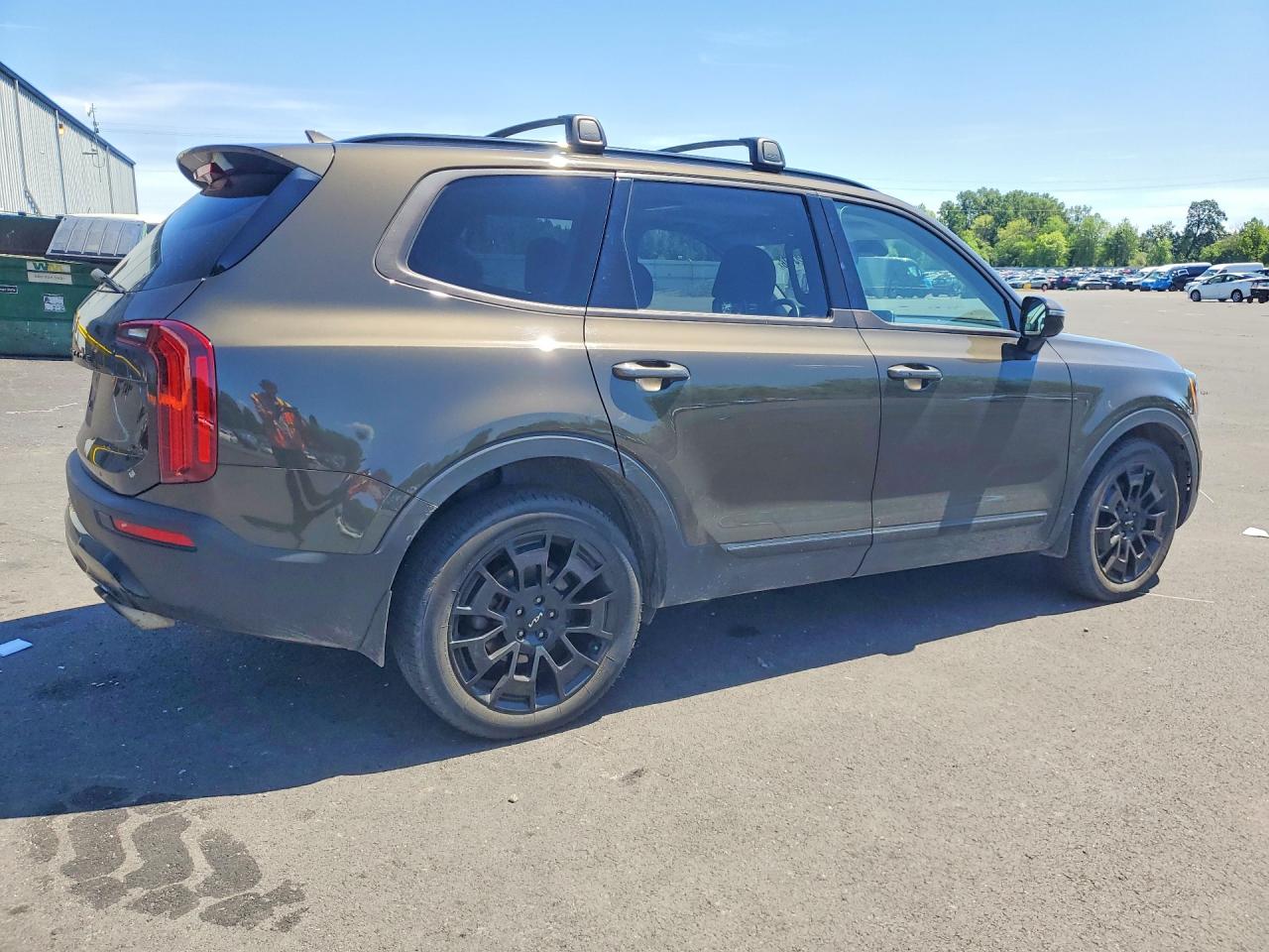 2022 Kia Telluride Sx Green vin: 5XYP5DHC0NG315534