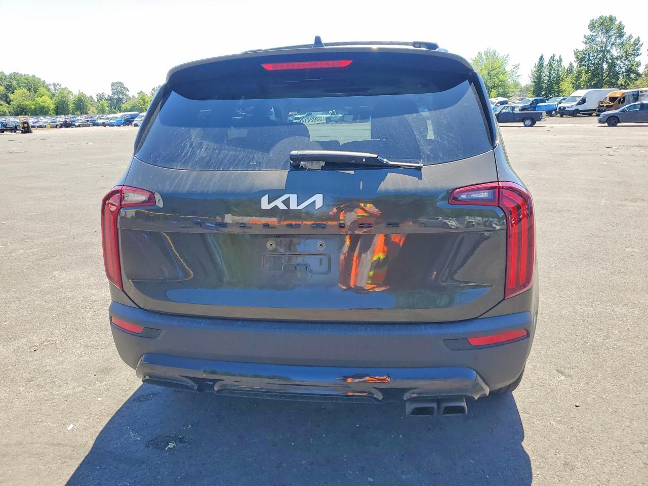 2022 Kia Telluride Sx Green vin: 5XYP5DHC0NG315534