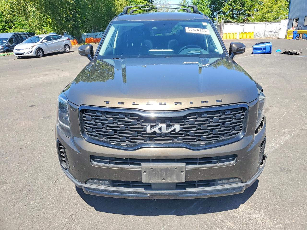2022 Kia Telluride Sx Green vin: 5XYP5DHC0NG315534
