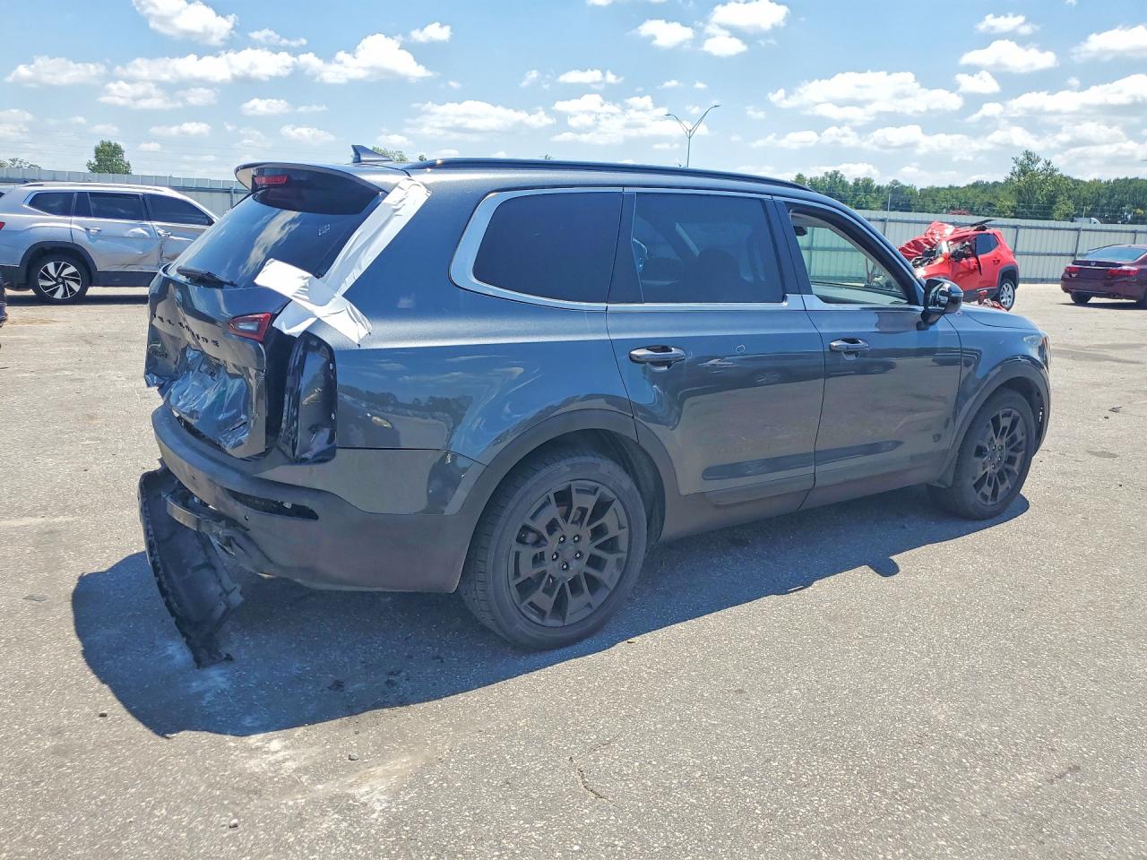 2021 Kia Telluride Sx Black vin: 5XYP5DHC1MG106074