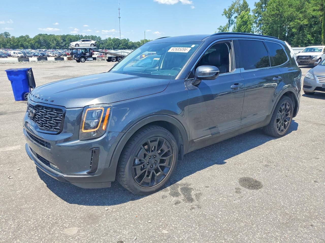 2021 Kia Telluride Sx Black vin: 5XYP5DHC1MG106074