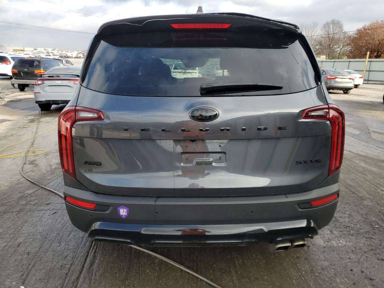 2021 Kia Telluride Sx Gray vin: 5XYP5DHC2MG103569