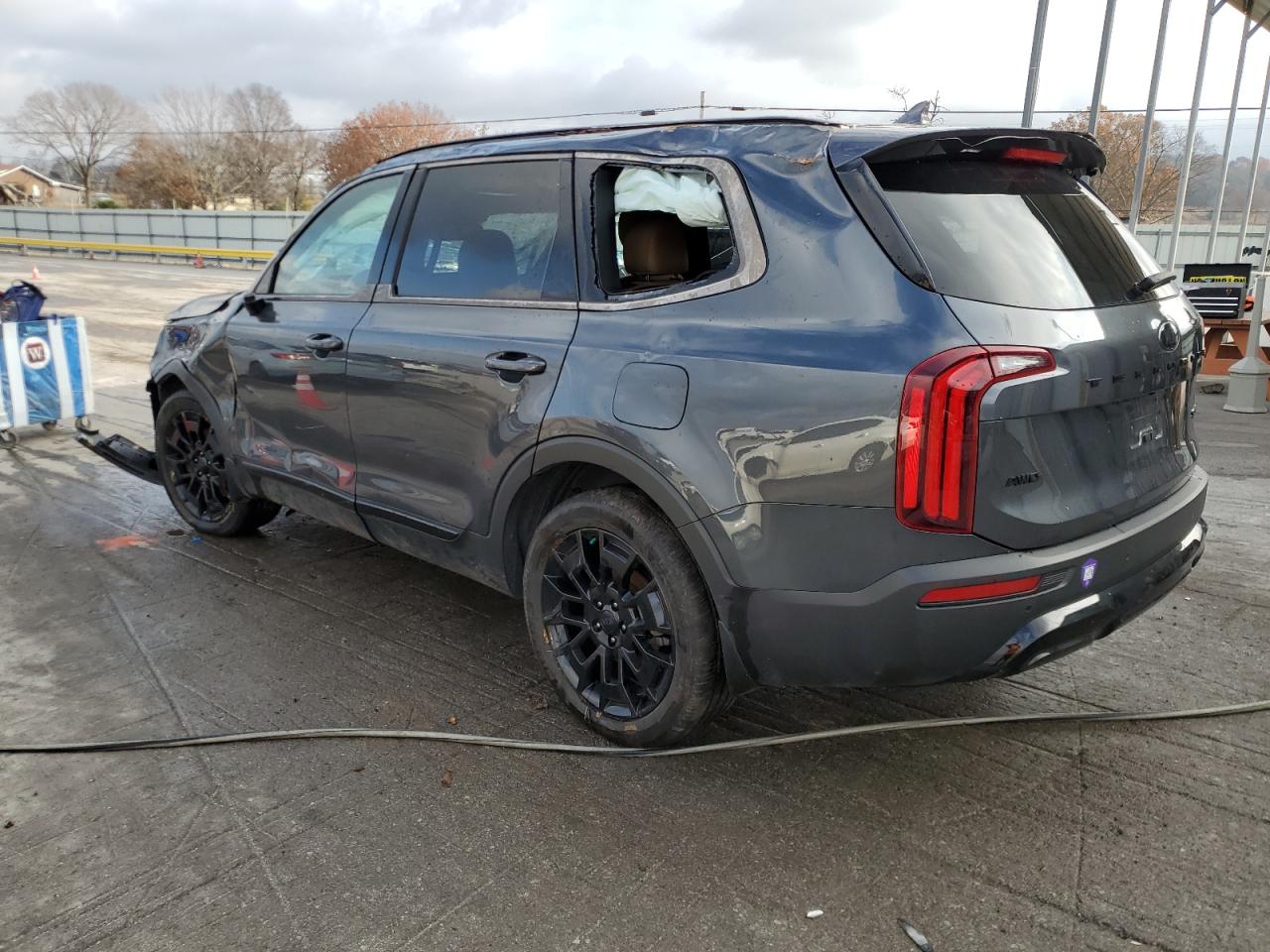 2021 Kia Telluride Sx Gray vin: 5XYP5DHC2MG103569