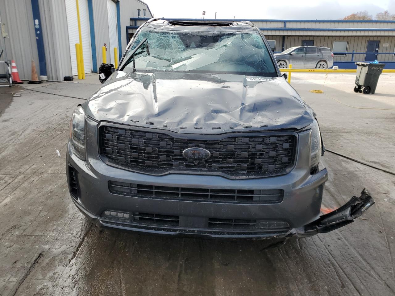 2021 Kia Telluride Sx Gray vin: 5XYP5DHC2MG103569