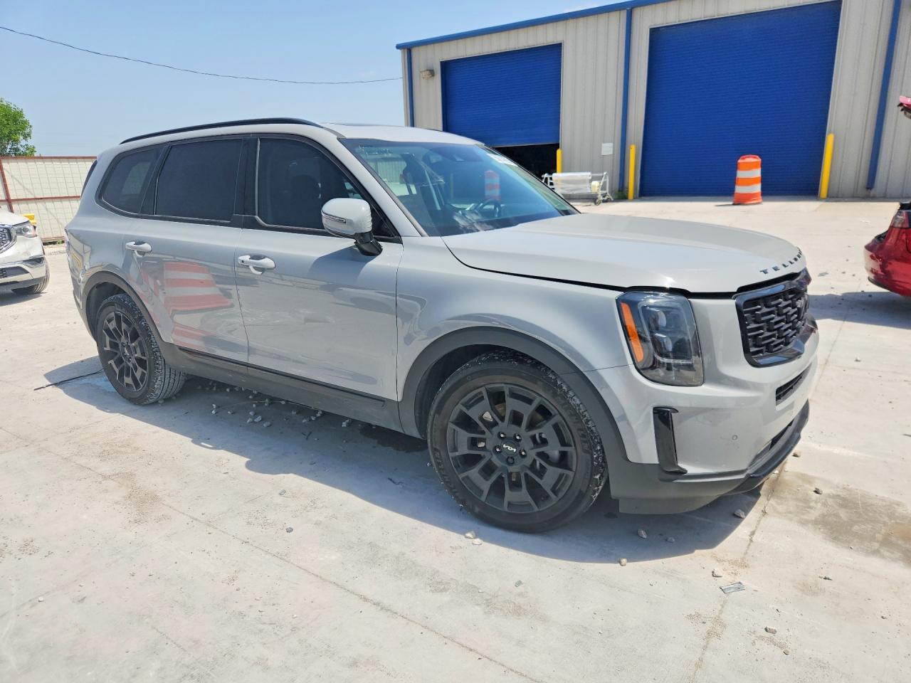 2022 Kia Telluride Sx Серый vin: 5XYP5DHC3NG313101