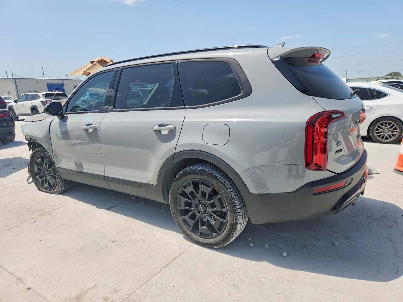 2022 Kia Telluride Sx Серый vin: 5XYP5DHC3NG313101