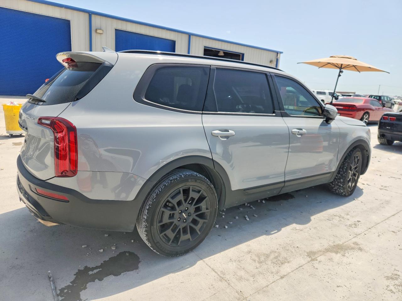 2022 Kia Telluride Sx Серый vin: 5XYP5DHC3NG313101