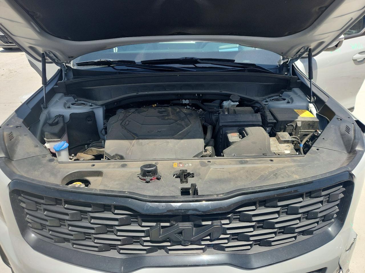 2022 Kia Telluride Sx Серый vin: 5XYP5DHC3NG313101