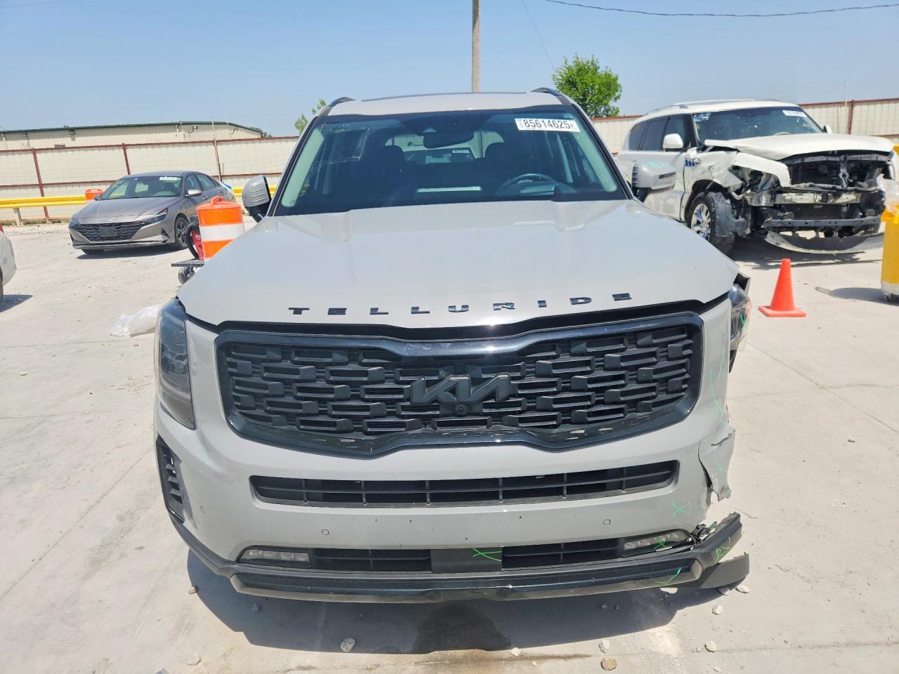 2022 Kia Telluride Sx Серый vin: 5XYP5DHC3NG313101